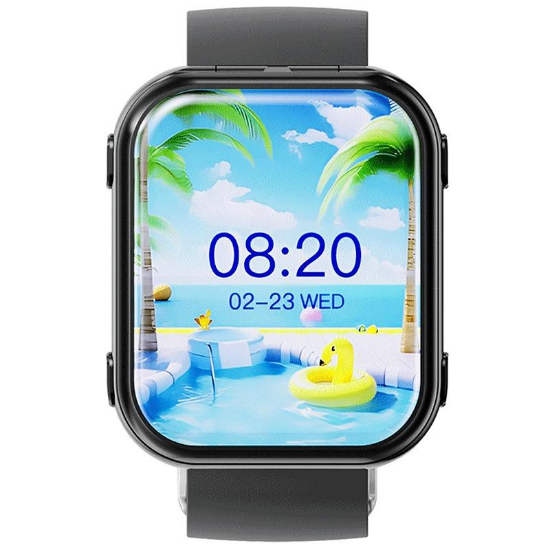 New T1 Smartwatch TWS Bluetooth Headset 2-in-1 Bluetooth Call Sports Bracelet Heart Rate Measurement Waterproof