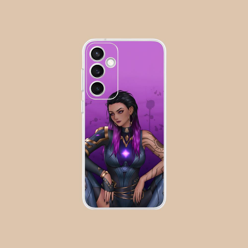 

Valo Reyna Phone Case for Samsung Galaxy S25 S24 S23 S22 S21Plus FE Ultra Soft TPU Clear Shockproof Cover Galaxy S23 FE