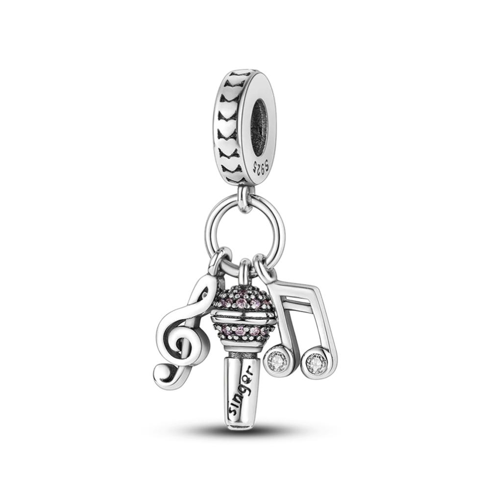 Copper Badminton Dumbbell Soccer I Love Sports Pendant Charms Bead Fit Original Pendant Bracelet Diy Women Jewelry