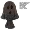 Halloween Mushroom Light Spooky Ghost Mushroom Night Light Resin Table Lamp with Warm Light for Home Mantel Shelf Tabletop Indoor Decor