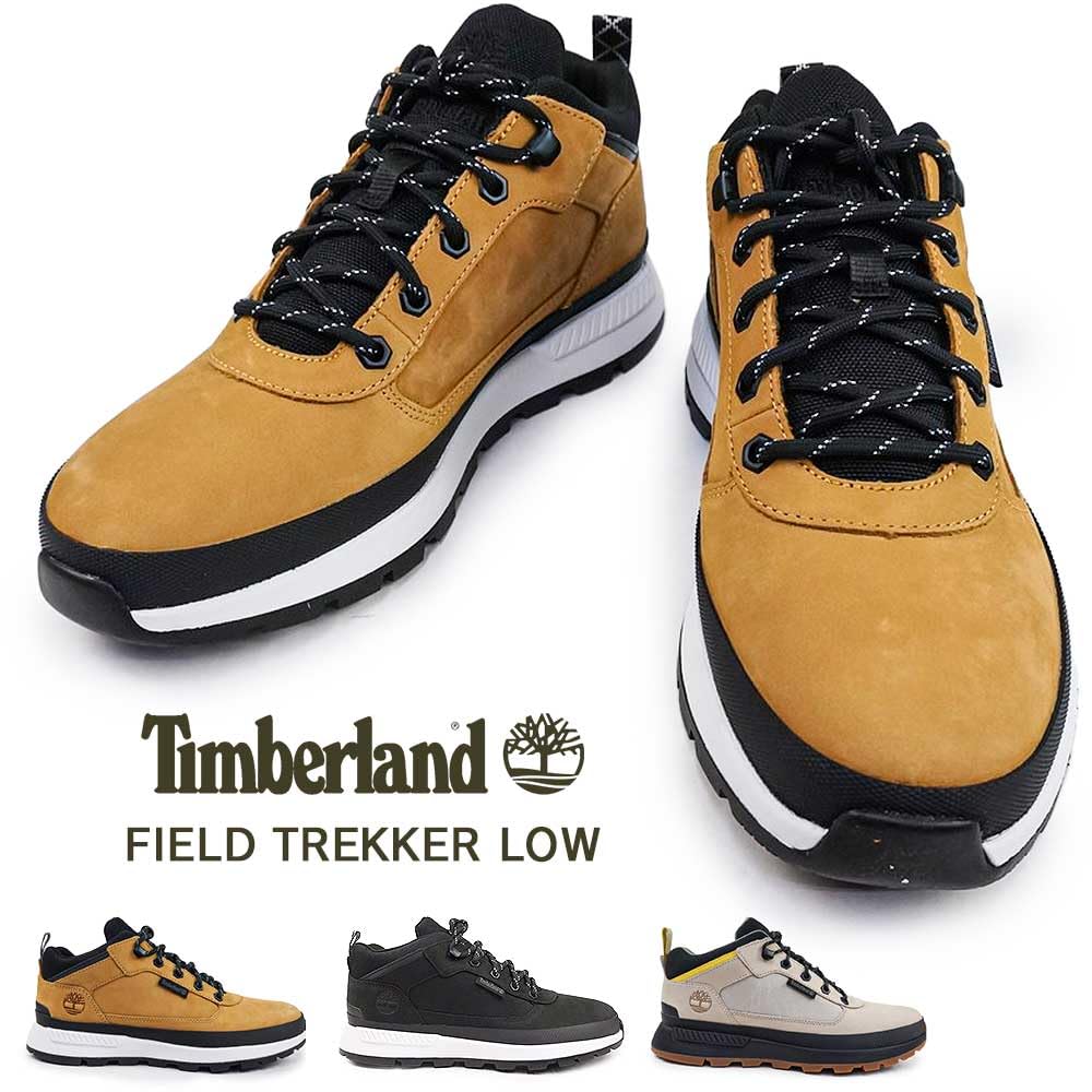 Timberland Field Trekker Low Lace Light Size Men's Sneakers, A6DKN, Taupe, 26.5cm
