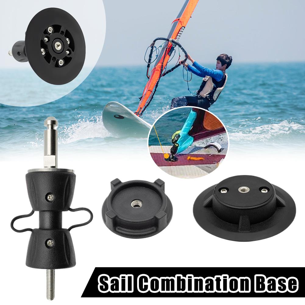 Sail Base Board 360° Adjustable Mast Flexible Fixing Surfboard Windsurfing Replacement Paddle Sailboard for Accessory