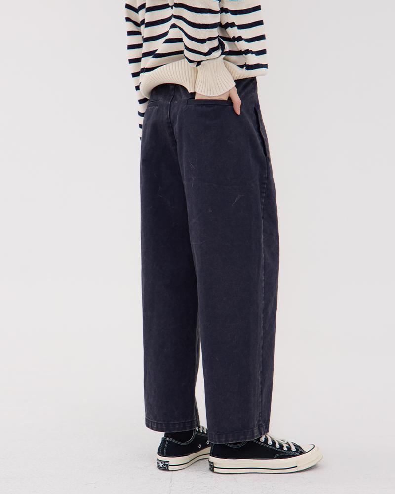 LEVHEARTED Cantus Wide Pants - Navy
