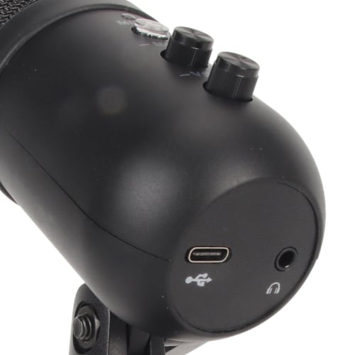 USB Condenser Microphone, MU1000 Phone/Computer Condenser Microphone with Built-in DSP and Reverb Processing, One-Key Mute, RGB Light, Noise Cancellat