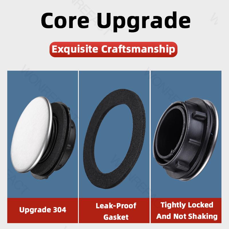 Sink Hole Sealing Cap All-Copper Decorative Cap/Plug Kitchen Sink Drain Plug/Soap Dispenser Plug Hole Plug Sink Hole Sealing Cap