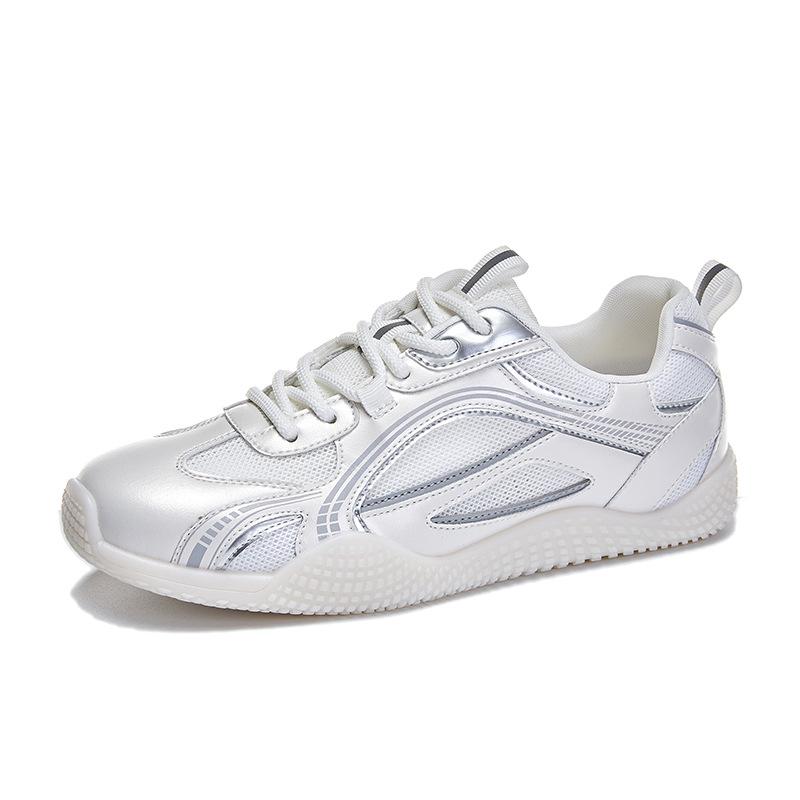 New Dad Shoes Women's 2025 Summer Women's Lightweight Sports Shoes Versatile Running Shoes Platform Mesh Breathable Women's Shoes