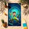 Ben 10 (1) Theme Beach Towel Sand Resistant Soft And Comfortable Suitable For The Pool Camping Yoga And Diving A Travel