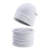 Cartoon Children Hat Scarf Set Solid Color Kids Beanies Sets  Winter Season