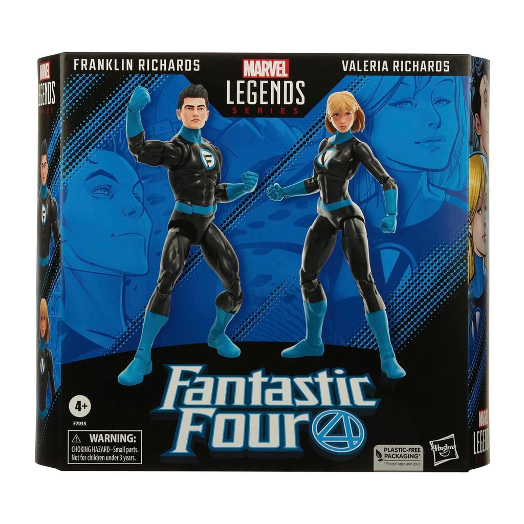 Marvel Legends Series Fantastic Four Franklin Richards and Valeria Richards.
