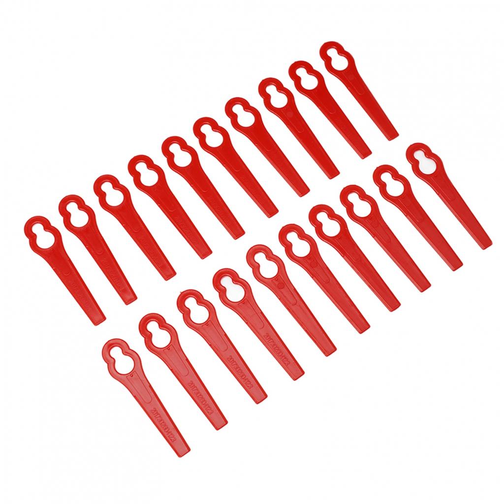 Set Blades Trimmer 20Pcs Cordless Cutter Lawn Mower