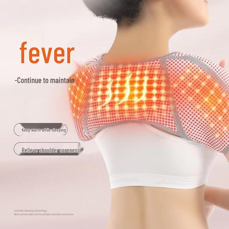 Self-Heating Shoulder & Neck Cape: Warm, Thickened Pure Cotton, Hot Compress for Winter Cold Protection - Unisex