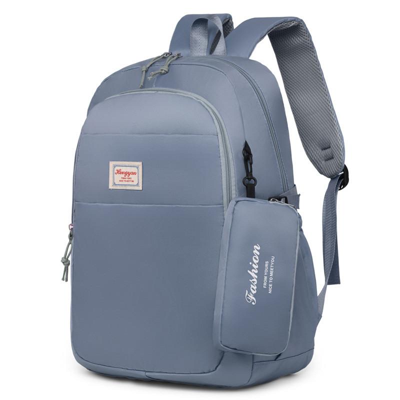 Student Backpack Large Capacity Waterproof Nylon School Bag With Reinforced Locking For Middle School Girls And Boys