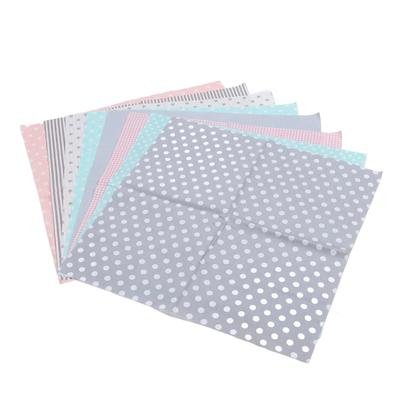 8 Stück Quiltstoff Weich Atmungsaktiv Hautfreundlich Baumwolle Nähstoff für DIY Bastelarbeiten Kleidung