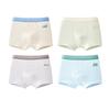 Boys' A-Class Pure Cotton Boxer Briefs - No Wedgies, Medium & Large Sizes for Growing Kids