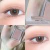 Eyeliner in One Convenient Package! Single-Color Eyeliner Powder in Gray-Brown, Long-Lasting Color, Smudge-Proof, Water-Soluble, Matte and Natural