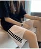 Casual Summer Thin High Waist Women's Wide Leg Sports Shorts - Korean Style Straight Leg Loose Fit