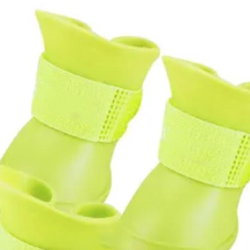 Pies Silikonowy But Wodoodporny Antypoślizgowy Miękki Pies Silikonowe Kalosze dla Psów Szczeniak Żółty M
