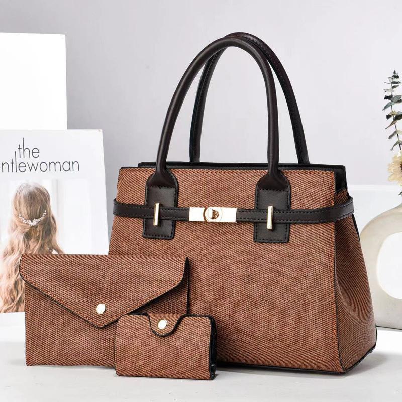 Three-piece Mother and Child Bag 2025 New Versatile Texture Handbag Casual Fashion Shoulder Bag