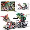 2026 Dinosaur World Building Blocks: Velociraptor, T-Rex & Triceratops Educational Toy for Boys - Assembly Gift.