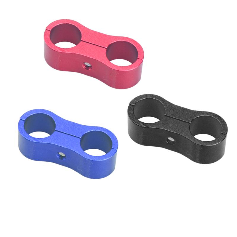 1 Stück Universell AN4 AN6 AN8 AN10 AN12 Billet Öl Kraftstoff Wasser Schlauch Rohr Trennwand Teiler Klemme Aluminium Leitungsseparator