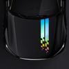 2PCS Universal Hood Sports Long Striped Plaid Car Stickers Auto Cover Scratches Vinyl Waterproof Decals Tuning Car Accessories