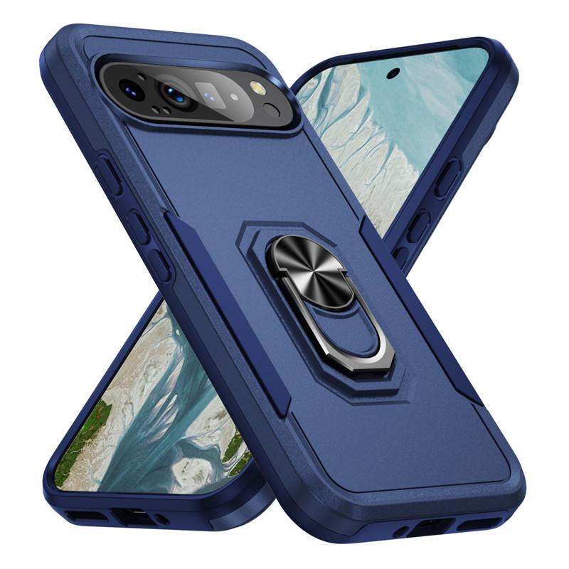 Applicable To Google Pixel 9Pro Ring Armor Anti-Drop Phone Case Pixel10a Pioneer Bracket Case