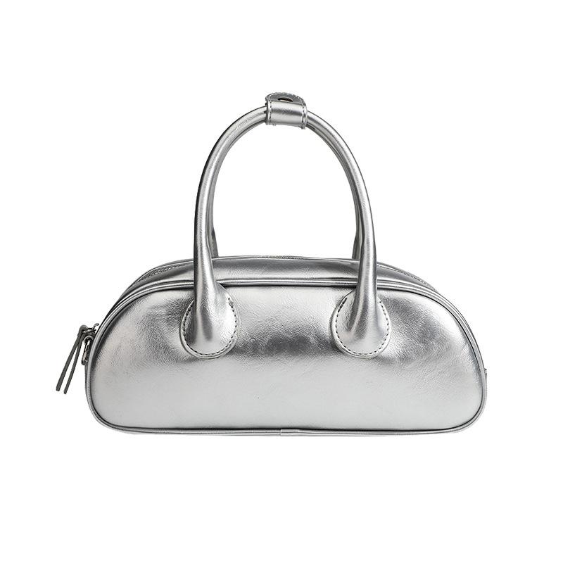 Módní kabelka pro ženy, Všestranná a jednoduchá crossbody taška, Dojem luxusu, Francouzská bageta do podpaží pro ženy