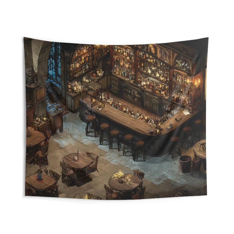 Top view tapestry 75x100