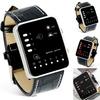 Men\'s Fashion Sports Digital Binary LED Display Faux Leather Strap Wrist Watch