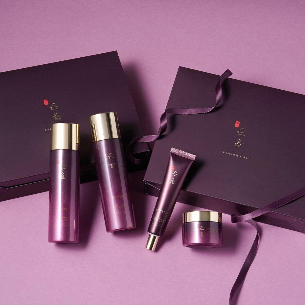 Premium Herbal Medicine 4-piece Set + Shopping Bag + 2 Wrinkle Patches