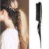 Pro Salon Black Hair Brushes Comb Slim Line Teasing Combing Brush Styling Tools DIY Kit Professional