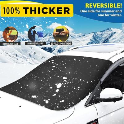 Cubierta de Nieve para Coche, Cubierta para Parabrisas Delantero, Cubierta para Parabrisas Delantero, Parabrisas de Invierno, A Prueba de Nieve, Ventana de Invierno, A Prueba de Nieve, Cubierta A Prueba de Heladas