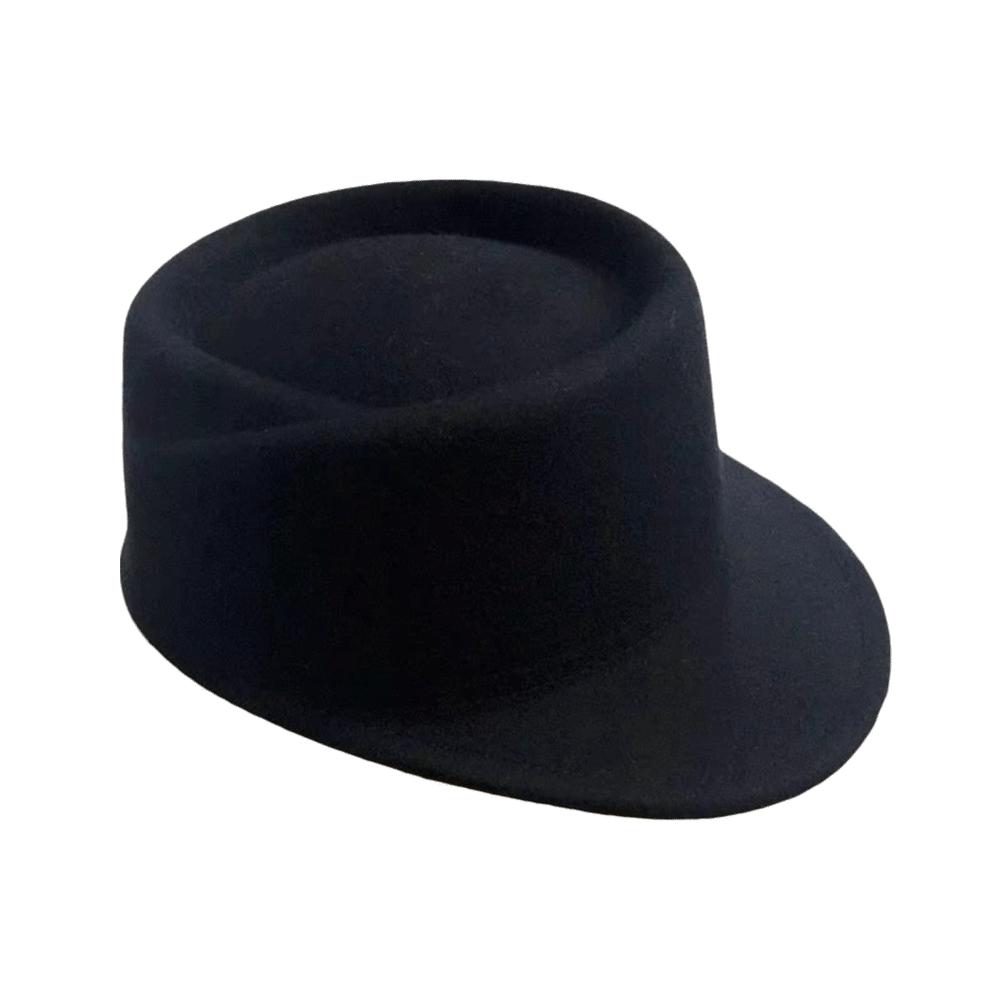 Warm Wool Hat 100% Wool Equestrian Hat Fashion Top Hat for Women  Daily Wear