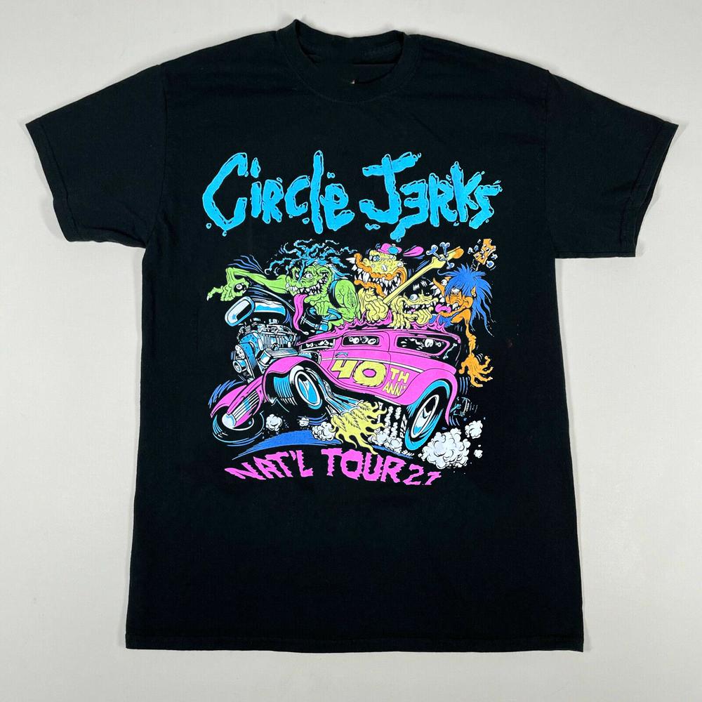 Rare Circle Jerks Band For Fan Black Unisex T-Shirt TMC545 XXL