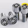 4+2 M14X1.25 Tyverisikring Stålfelglås Låsebolter 28mm Skaft Passer BMW X3 X5 X6 5 7 Serie Mini R50 R52 R53