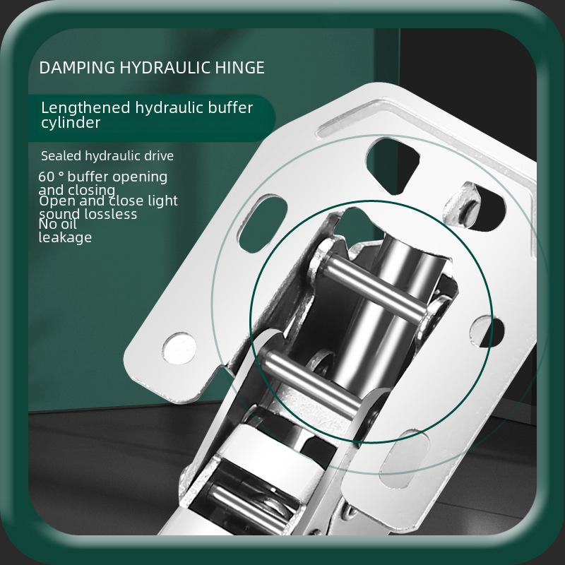 Hongyun No-Drill Hydraulic Buffer Door Hinge