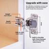 1-2 inch Overlay Soft Close Hinges for Kitchen Cabinet Hinges Satin Nickel Hidden Hinges Stainless Steel