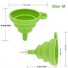 S/M/L Kitchen Silicone Collapsible Funnel Set of 3 Foldable-Cooking for Filling Bottles Perfume Capsules Fry Oil Filter