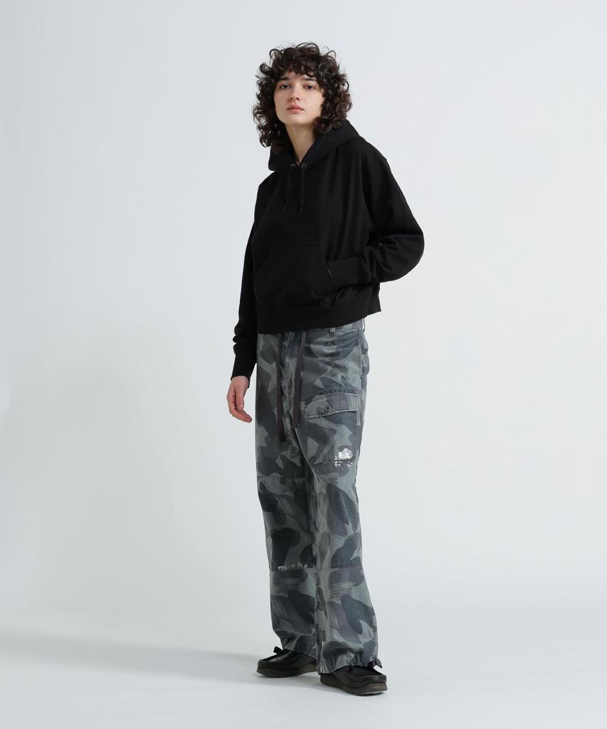 AVIREX CAMOUFLAGE CARGO LONG PANTS Women's S 010 Black 783-5210602