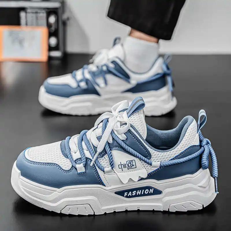 Fashion Playform Winter Mens Yellow Sneakers Casual Retro Shoes For Men Beige Trainers Sports Maker Tene Runing High-tech Out Tenya