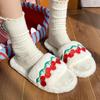 Fashion 2025 New Strawberry Cherry Embroidery Summer Fluffy Slippers Indoor Slippers Female Women Slippers Casual and Comfortable Shoes