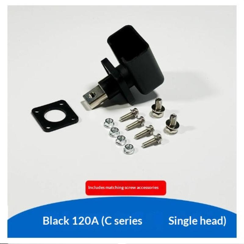 New 1 Set Battery Storage Terminal Post 100A 120A All-Copper Lithium Battery Energy Storage Terminal Battery Connector