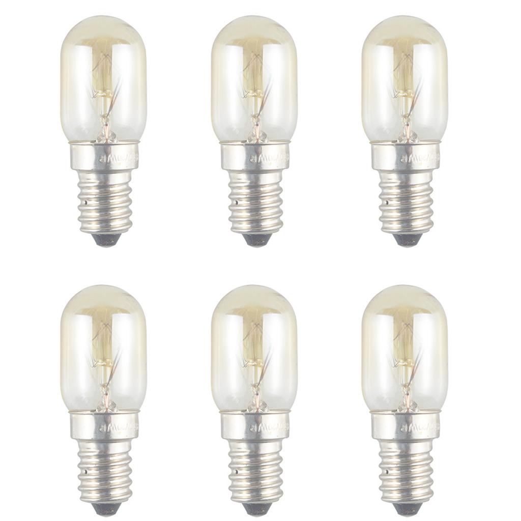 6 Pack Multifuntional Microwave Bulb Microwave Light Bulb Oven Bulb 220V 20W Lamp Efficient Oven Light Perfect for Oven