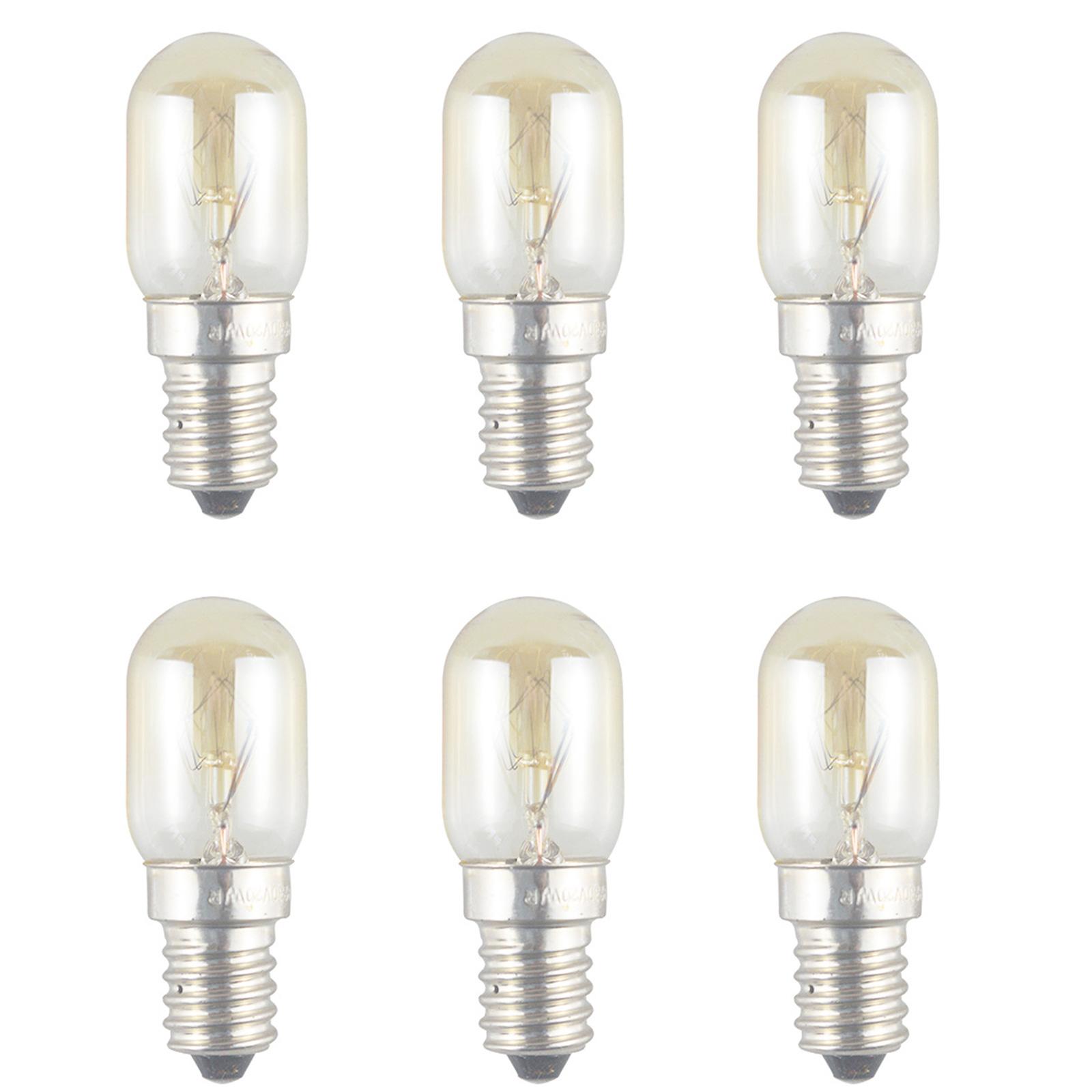 

Set of 6 Oven Light Bulb Microwave Bulb Oven Lamp Microwave Light 220V 20W Lamp Suitable for Various Models Oven