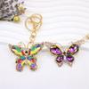 Delicate Rhinestone Butterfly Fashion Crystal Insect Charm For Women Men Pendant Bag Charm