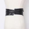 Stylish Wide PU Leathers Belt Adjustable Size for Perfect Fit Comfortable Wear Enhances Waistline