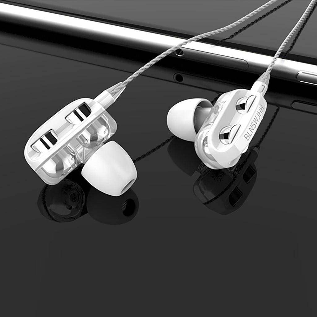 BLNSWJHH HIFI Super Bass  3.5mm In-Ear Earphone Stereo Earbuds Headphone Wired