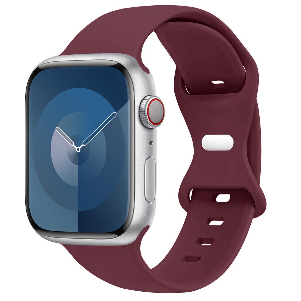 Silicone Strap For Apple Watch Band 44mm 45mm 41mm 40mm 49mm 42mm 38mm 46MM Sport Bracelet iWatch Series Ultra 2 SE 10 9 8 7 6 5