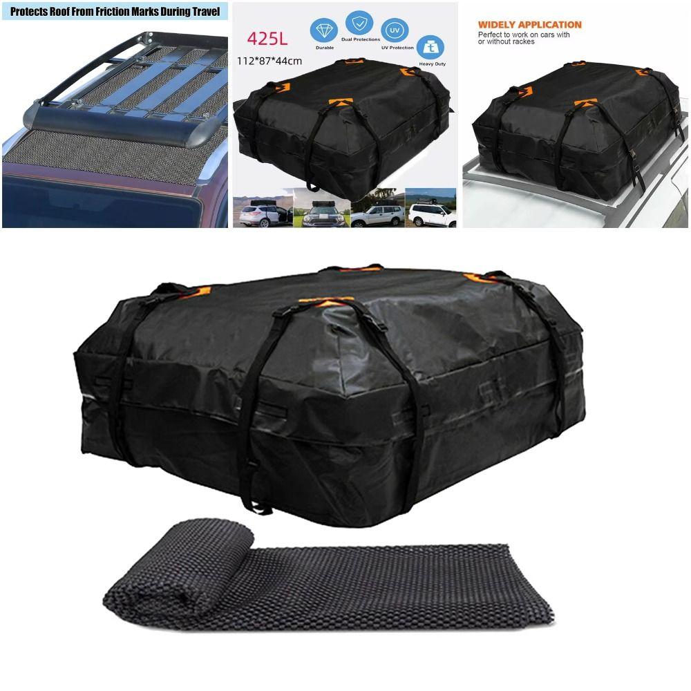 Durable Material Car Rooftop Bag Heavy Duty Car Roof Cargo Bag Luggage Storage Bag  Cargo Carrier