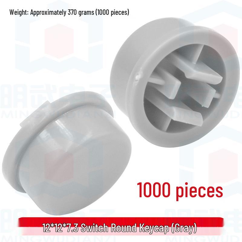 Mingwu Electronics Colorful Round Keycap Switch Caps - B3F Plastic Accessories